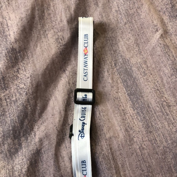 Disney cruise line Castaway Club lanyard. Grey. Used. Great for pin display. - Picture 4 of 7